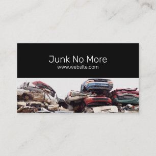 Junk Yard Recycle Business Card