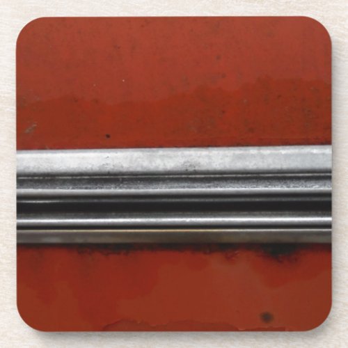 Junk Yard vintage car Red and Silver Old Paint Coaster