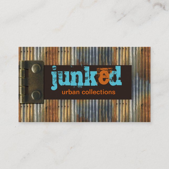Junk'd Urban Grunge Business Card (Front)