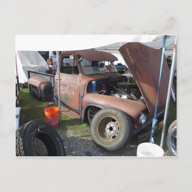 Junker In Tent Postcard (Front)