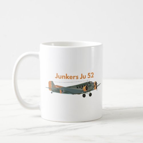 Junkers Ju 52 German WW2 Airplane Coffee Mug