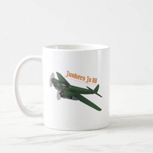 Junkers Ju 88 German WW2 Airplane Coffee Mug