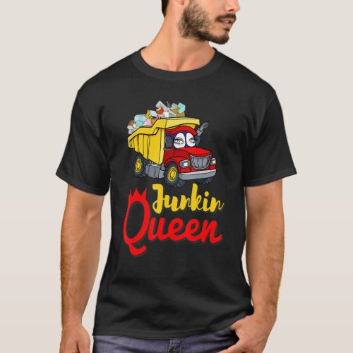 Junkin Queen Thrift Store Thrifting Shopping Outf T_Shirt