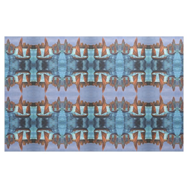 Junks In The Descending Dragon Bay Fabric (Fat Quarter)
