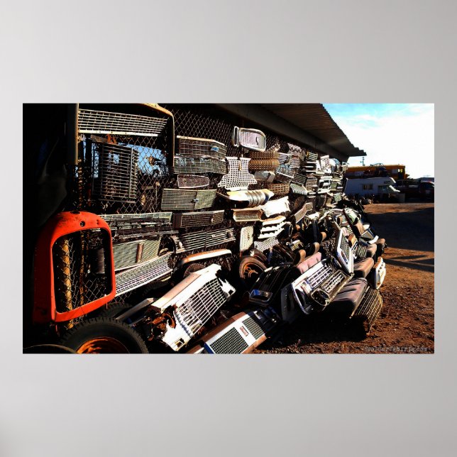 Junkyard art poster (Front)