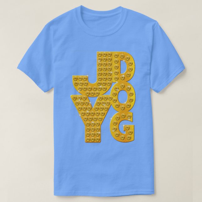 Junkyard Dog Gold Necklace T-Shirt (Design Front)