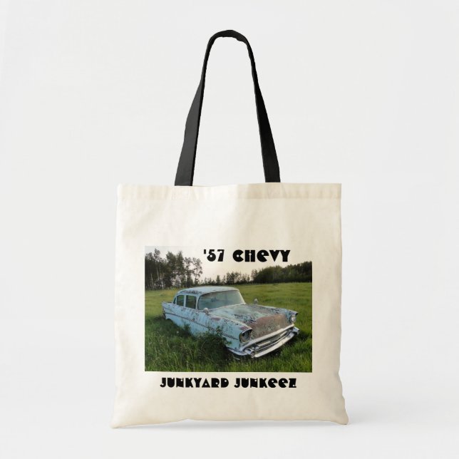 Junkyard Junkeez '57 Chevy Budget Tote (Front)