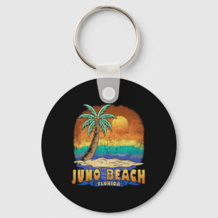 Juno Beach Florida Vintage Distressed Souvenir Keychain