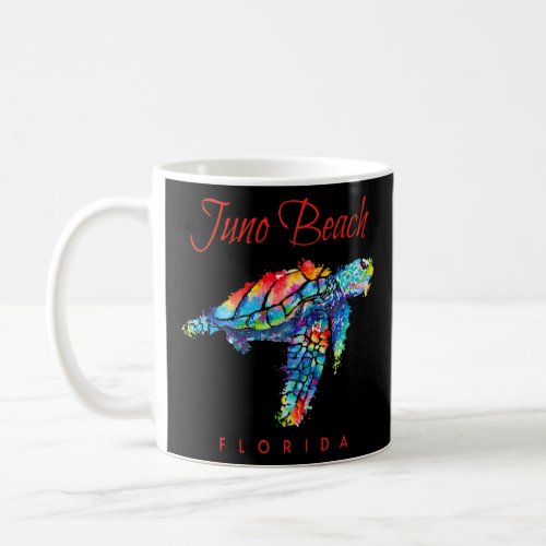 Juno Beach Florida Watercolor Sea Turtle  Coffee Mug