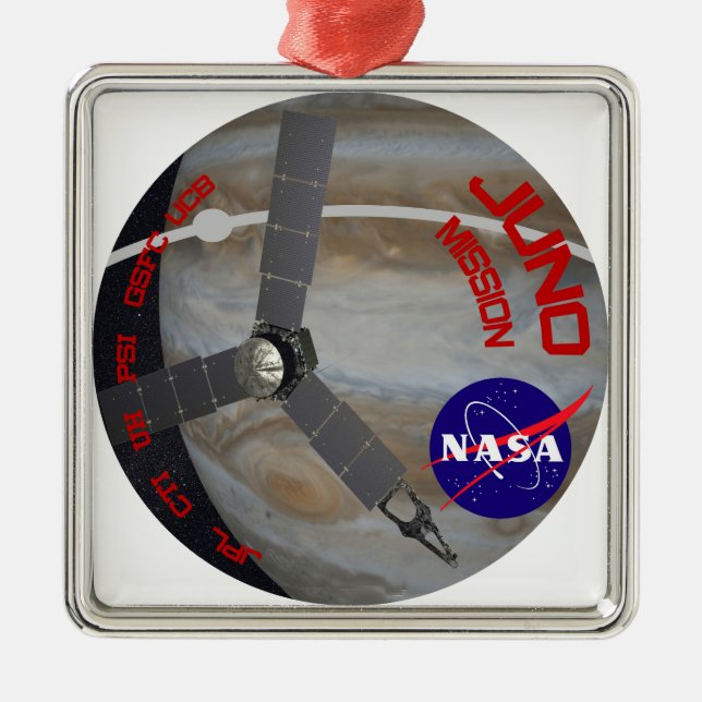 Juno: Program Logo Metal Ornament (Front)