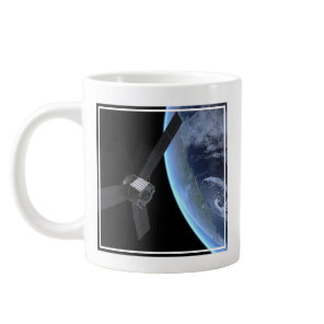 Juno Spacecraft During Its Earth Flyby Giant Coffee Mug