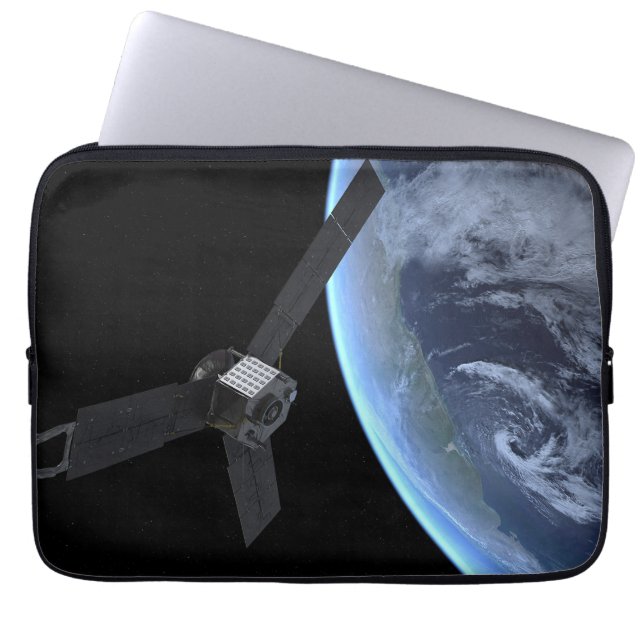 Juno Spacecraft During Its Earth Flyby Laptop Sleeve (Front)