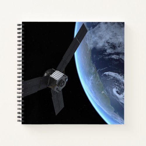 Juno Spacecraft During Its Earth Flyby Notebook