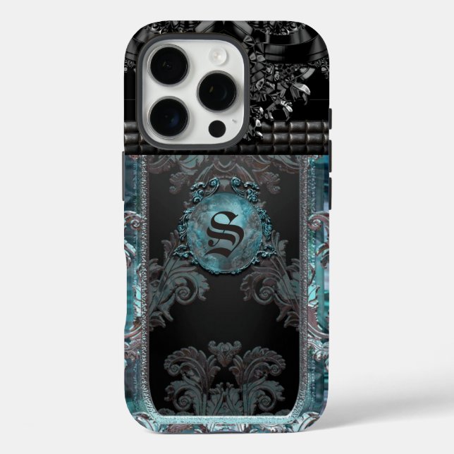 Junobeau Peshfyee  Gothic Unique Monogram Case-Mate iPhone Case (Back)