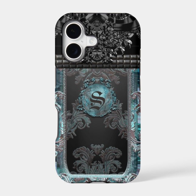 Junobeau Peshfyee  Gothic Unique Monogram Iphone Case (Back)