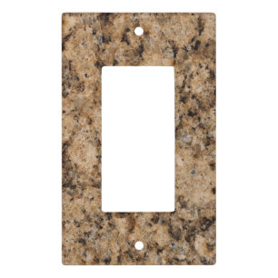 Juparana Stone Pattern Background - Classic Beauty Light Switch Cover