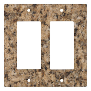 Juparana Stone Pattern Background - Classic Beauty Light Switch Cover