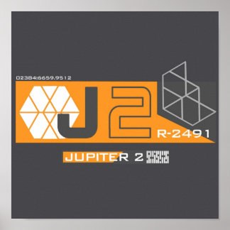 Jupiter 2 Inspired by Lost In Space Poster
