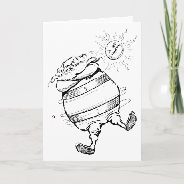 "Jupiter and Its Bands" Greeting Card (Front)