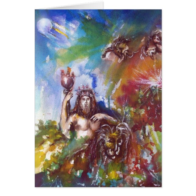 JUPITER AND LION ,Blue Sapphire Cards (Front)