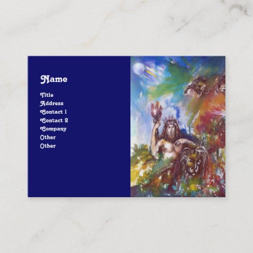 Customizable JUPITER AND LION BUSINESS CARD TEMPLATES