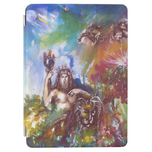 JUPITER AND LION Greek Mythology Blue Brown iPad Air Cover