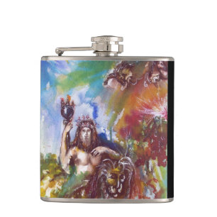 JUPITER AND LION HIP FLASK