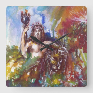 JUPITER AND LION SQUARE WALL CLOCK