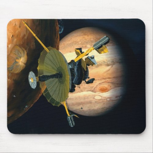 Jupiter and Lo Galileo probe Mouse Pad