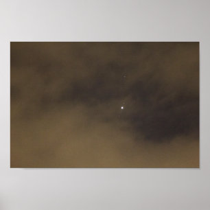 Jupiter and the Galilean Moons Poster