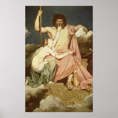 Jupiter and Thetis 1811 Poster