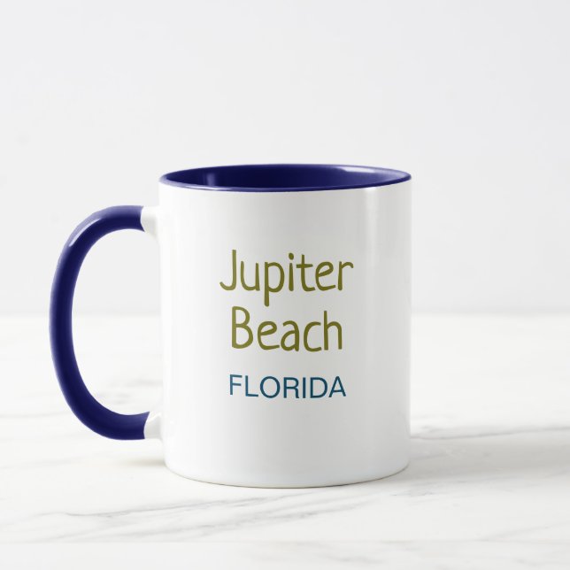 Jupiter Beach Florida Coffee Mug (Left)