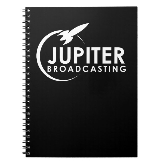 Jupiter Broadcasting Spiral Notebook (Front)
