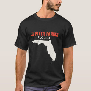 Jupiter Farms Florida USA State America Travel Flo T-Shirt