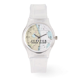 Jupiter FL Latitude Longitude Nautical Chart Watch