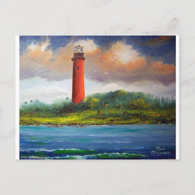 Jupiter Florida Lighthouse Postcard (Front)
