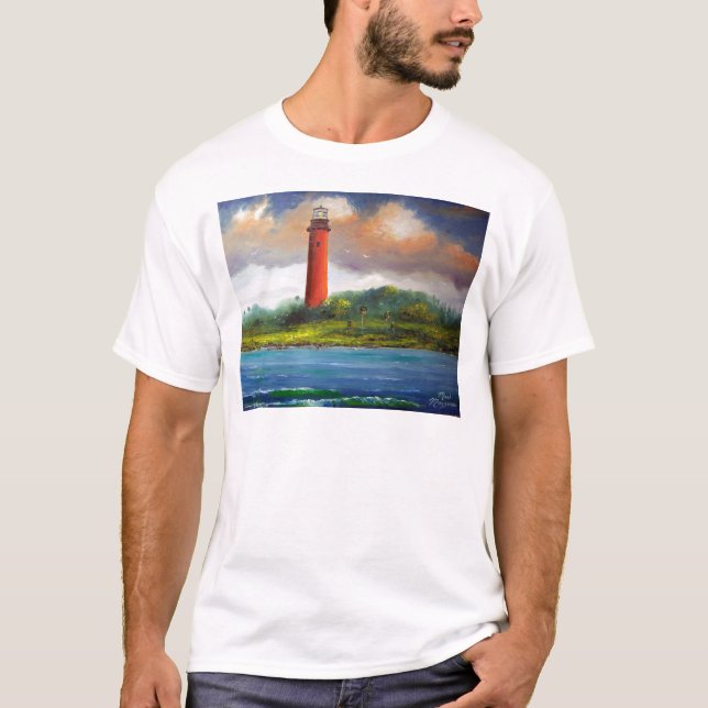 Jupiter Florida Lighthouse T-Shirt (Front)