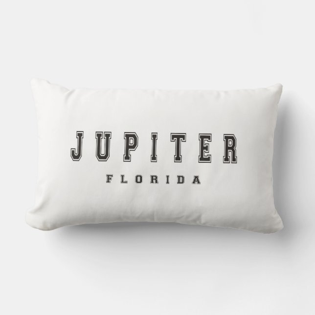 Jupiter Florida Lumbar Pillow (Front)