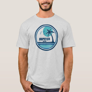 Jupiter Florida Palm Tree Birds T-Shirt