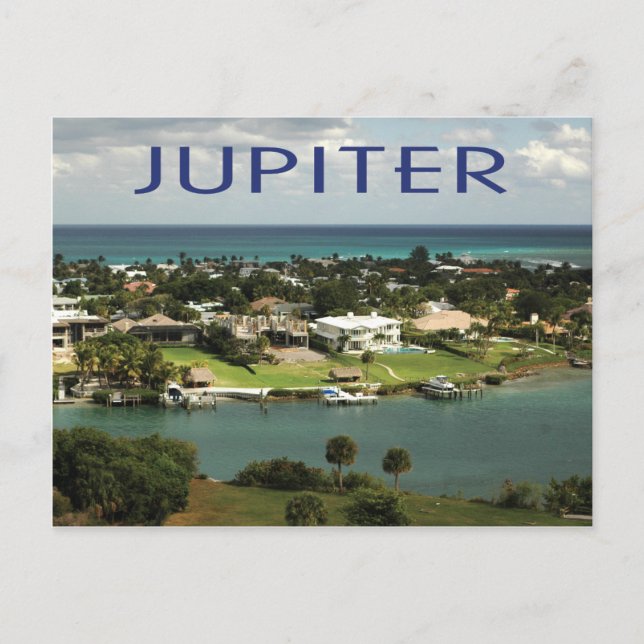 Jupiter, Florida Scenic photo Postcard (Front)