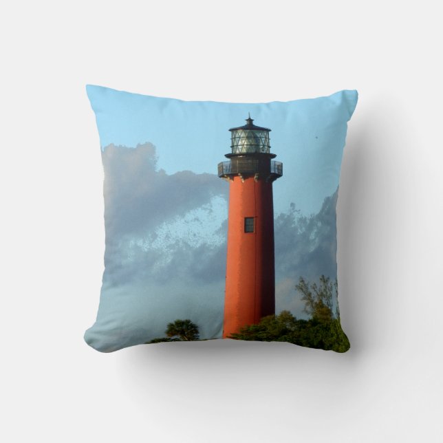 Jupiter Florida Throw Pillow (Front)