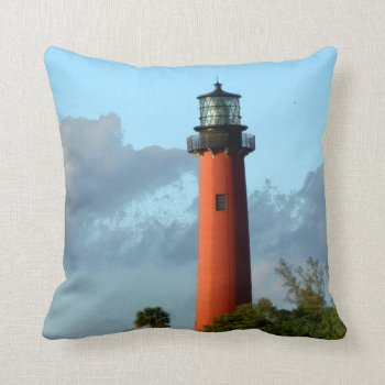 Jupiter Florida Throw Pillow by lighthouseenthusiast at Zazzle