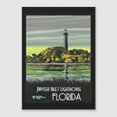 Jupiter, Florida vintage travel poster (Front)