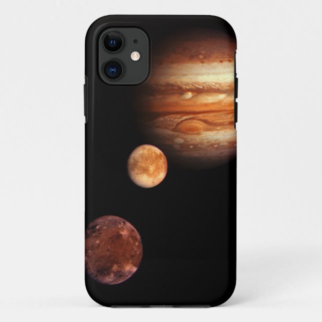 Jupiter Galilean Satellites NASA Case-Mate iPhone Case (Back)