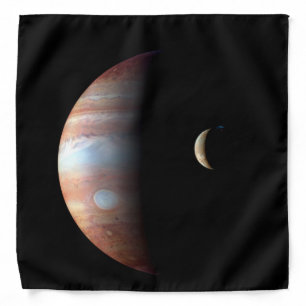 Jupiter Gas Giant Planet & Io Galilean Moon Bandana