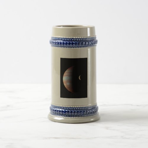 Jupiter Gas Giant Planet  Io Galilean Moon Beer Stein