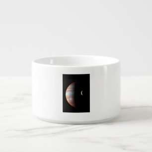 Jupiter Gas Giant Planet & Io Galilean Moon Bowl