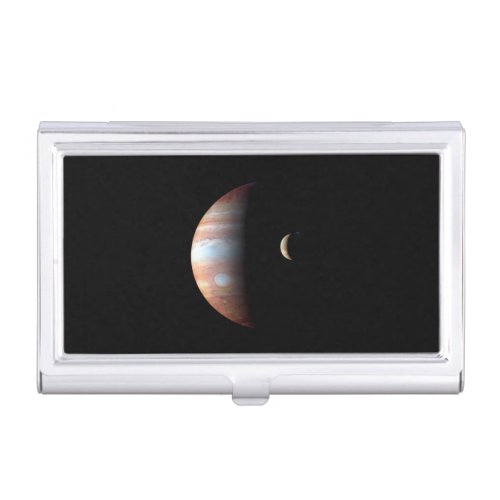 Jupiter Gas Giant Planet  Io Galilean Moon Business Card Case