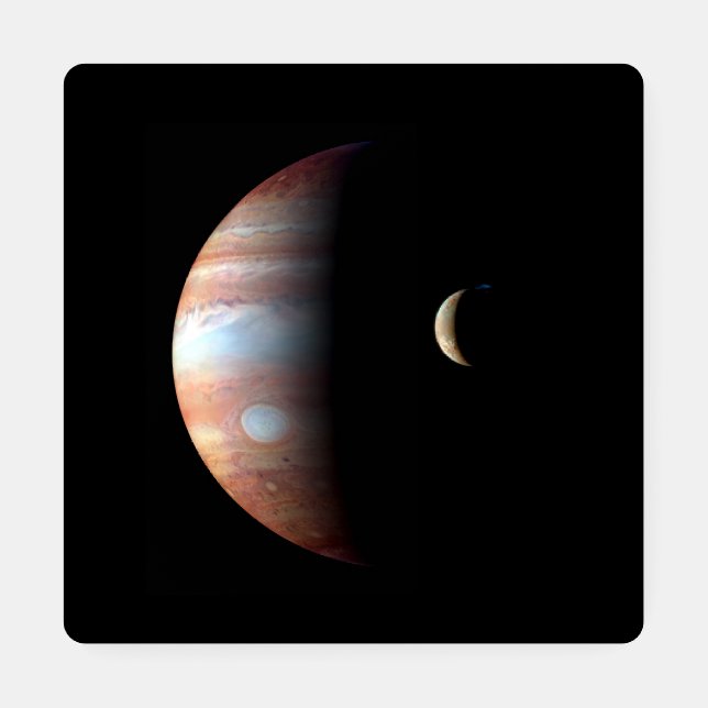 Jupiter Gas Giant Planet & Io Galilean Moon Coaster Set (Single)