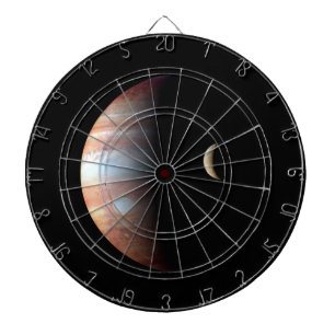 Jupiter Gas Giant Planet & Io Galilean Moon Dart Board